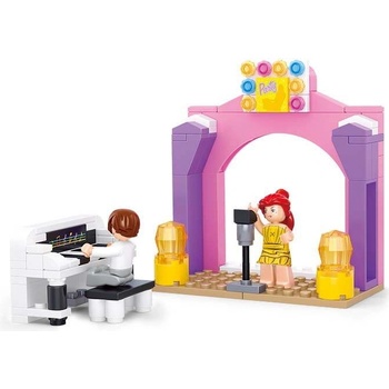 Sluban B0521 Hudební pódium s klavírem 109 ks