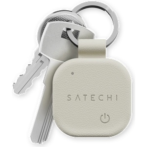 Satechi Vegan-leather Findall Keychain - Sand (ST-LKCFW)