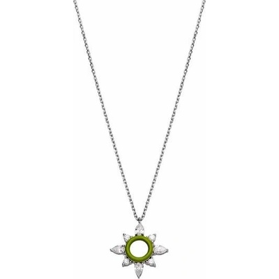 Zlaton Řetízek bílé zlato s diamantem anker 000170712239