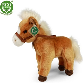 Rappa Плюшено Кафяво конче с юзди, изправено, 30 см. , серия Еко приятели (221765)