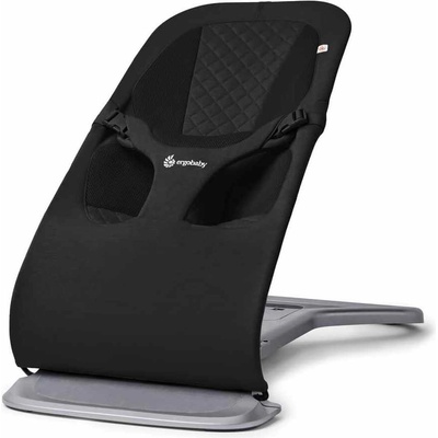 Ergobaby Бебешки шезлонг 3 в 1 Ergobaby - Evolve, Onyx Black (EVLBNCONYX)