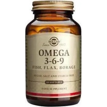 Solgar Хранителна добавка Омега 3-6-9 , Solgar Omega 3-6-9 120 Softgels