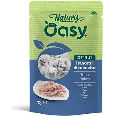 Oasy Cat Natury Soft Jelly Adult Měkké filety z tuňáka v želé 70 g