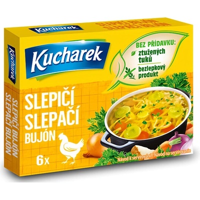 Kucharek Slepačí bujón 5 x 60 g