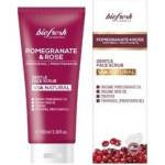 Biofresh Cosmetics Via Natural - Ексфолиант за лице с нар и роза 100мл