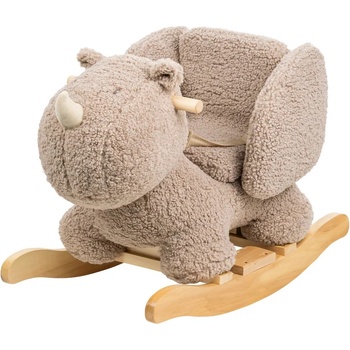 Nattou Люлееща се играчка Nattou Teddy - Rhino, Taupe (544023)