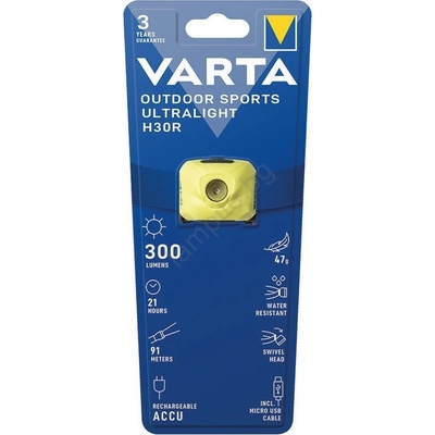 VARTA 18631201401 - LED регулируема челна лампа OUTDOOR SPORTS LED/5V IPX4 (VA0238)