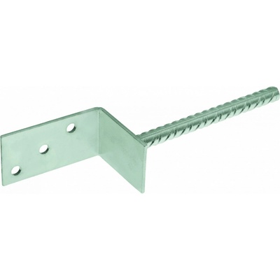 Rawplug Vzpěra sloupová tvar ""L"" s tyčí 20 x 200 mm D-TL síla 5 mm; 100 x 65 x 80 mm