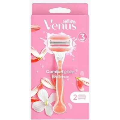 Gillette Venus ComfortGlide Spa Breeze + 2 ks hlavic