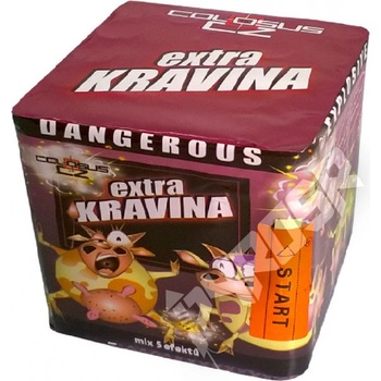 Ohňostroj Extra Kravina 25 rán 20 mm