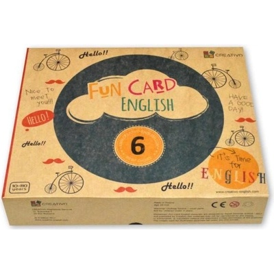 Fun Card English 6 / XXL sada