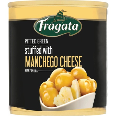 Fragata Zelené olivy Manzanilla se sýrem Manchego 200 g – Zboží Dáma