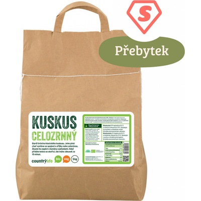 Country Life Kuskus celozrnný 5 kg