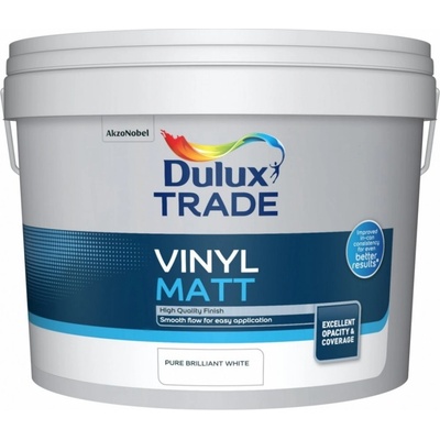 Dulux Trade Vinyl Matt PBW bílá, 5L