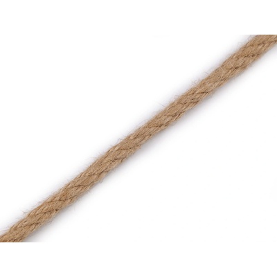Prima-obchod Jutová šňůra kroucená Ø7 mm, barva režná přírodní
