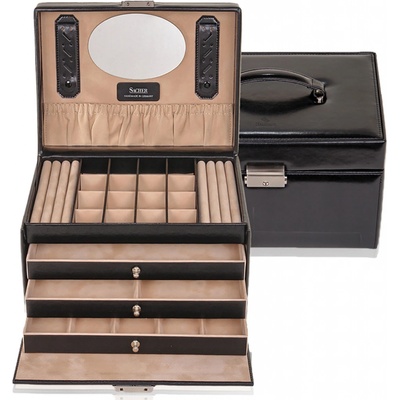 Sacher šperkovnice Lena black