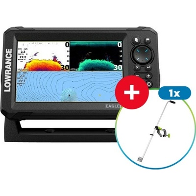 Sonar Lowrance Eagle 7 Splitshot + Držiak Sondy