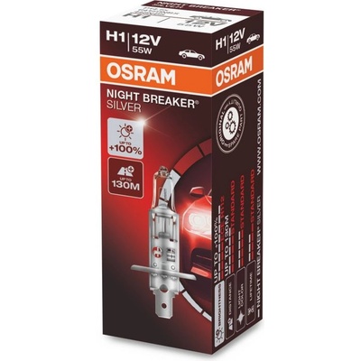 OSRAM H1 OSRAM Night Breaker Silver +100% 1ks (1675)