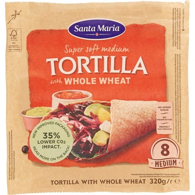 Santa Maria Celozrnné Tortilly 320 g