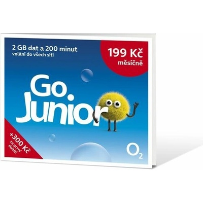 O2 Předplacená karta Go Junior
