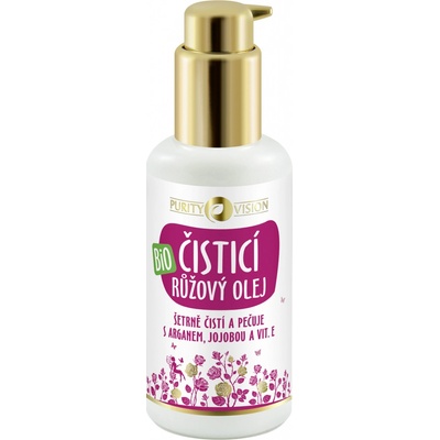 Purity Vision Bio ružový čistiaci olej s arganom jojobou a vit. E 100 ml