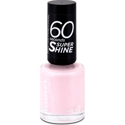 Rimmel London 60 Seconds Super Shine Nail Polish 203 Lose Your Lingerie 8 ml
