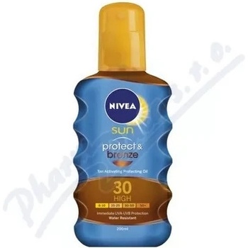Nivea Sun Protect & Bronze Oil SPF30 200 ml