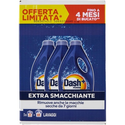 Dash tekutý prací prostriedok na odstraňovanie škvŕn 3 x 1035 ml