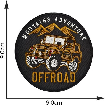 WARAGOD Vyšívaná nášivka Off Road Mountain Adventure