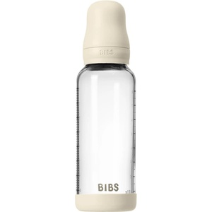 BIBS Baby Glass Bottle Round Latex шише против колики Ivory - notino - 31,43 лв