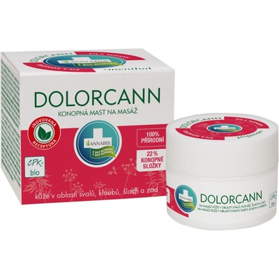 Annabis Dolorcann konopná mast záda klouby svaly šlachy 50 ml