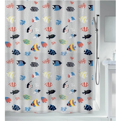 spirella Завеса за душ 180x200 cm Fish - Spirella (10.21960)