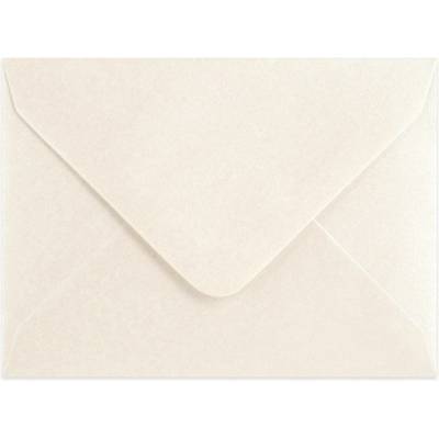Obálka v barvě ústřice - Diamantová klopa 82x113 mm (C7)