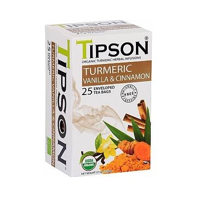 Tipson Organic Turmeric & Vanilla Cinnamon 25 x 1,5 g