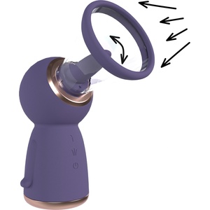 Shots Toys Pumped Exquisite Rechargeable Vulva & Breast Pump Purple
