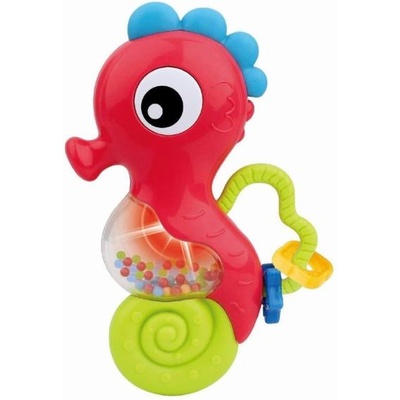 Baby Mix Дрънкалка Baby Mix с мелодия морско конче червено