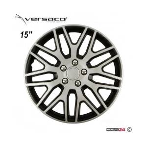 Versaco Тасове за джанти 15'' Versaco Dakar Silver/Black