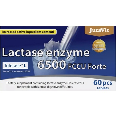 Jutavit enzým laktáza 6500 FCCU FORTE 60 kapsúl