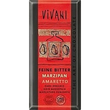 Vivani Horká čokoláda Marzipan Amaretto 100 g