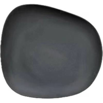 Mělký talíř Cookplay Yayoi 26 × 24,5 × 4 cm, matný černý