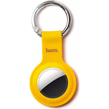 hoco. Силиконов ключодържател за Apple AirTag - Hoco AirTag Silicone Keyring (жълт)
