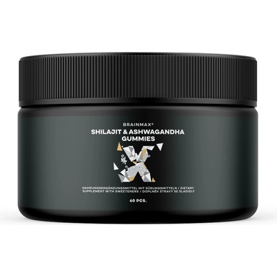 BrainMax Shilajit & Ashwagandha Gummies 60 bonbónů