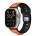 Tech-Protect Каишка Tech-Protect IconBand Line за Apple Watch 44 / 45 / 46 / 49 мм - черна и оранжева (5906302333424)