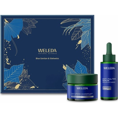 Weleda Blue Gentian & Edelweiss Weleda Modrý hořec a Protěž alpská liftingový krém na deň 40 ml + Weleda Modrý hořec a Protěž alpská liftingové sérum na deň aj noc 30 ml