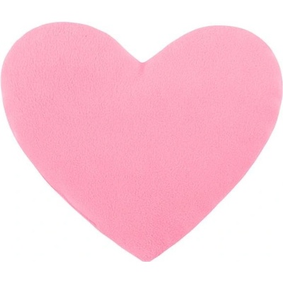 Bellatex Polštář ve tvaru srdce růžový 23x25