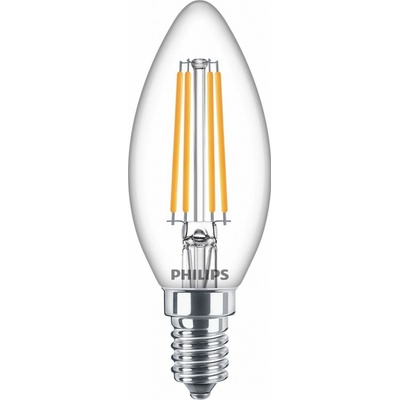Philips Svíčková LED žárovka CorePro ND 6.5-60W B35 E14 840 CL G