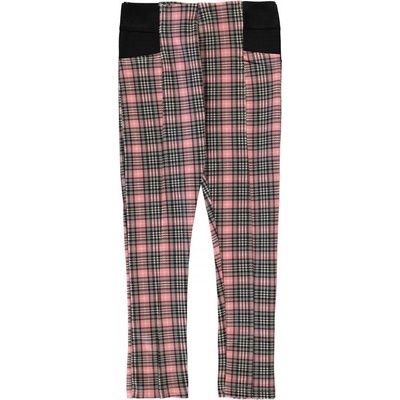 Crafted Sturdy leggings dívčí pink check