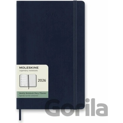 Moleskine A5 Týždenný 2026 Modrý