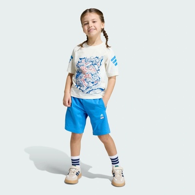 adidas souprava Marvel Avengers T-Shirt bílá