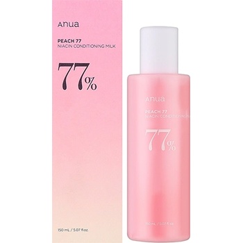 Anua Peach 77% Niacin Conditioning Milk овлажняващо мляко за лице унисекс 150 мл